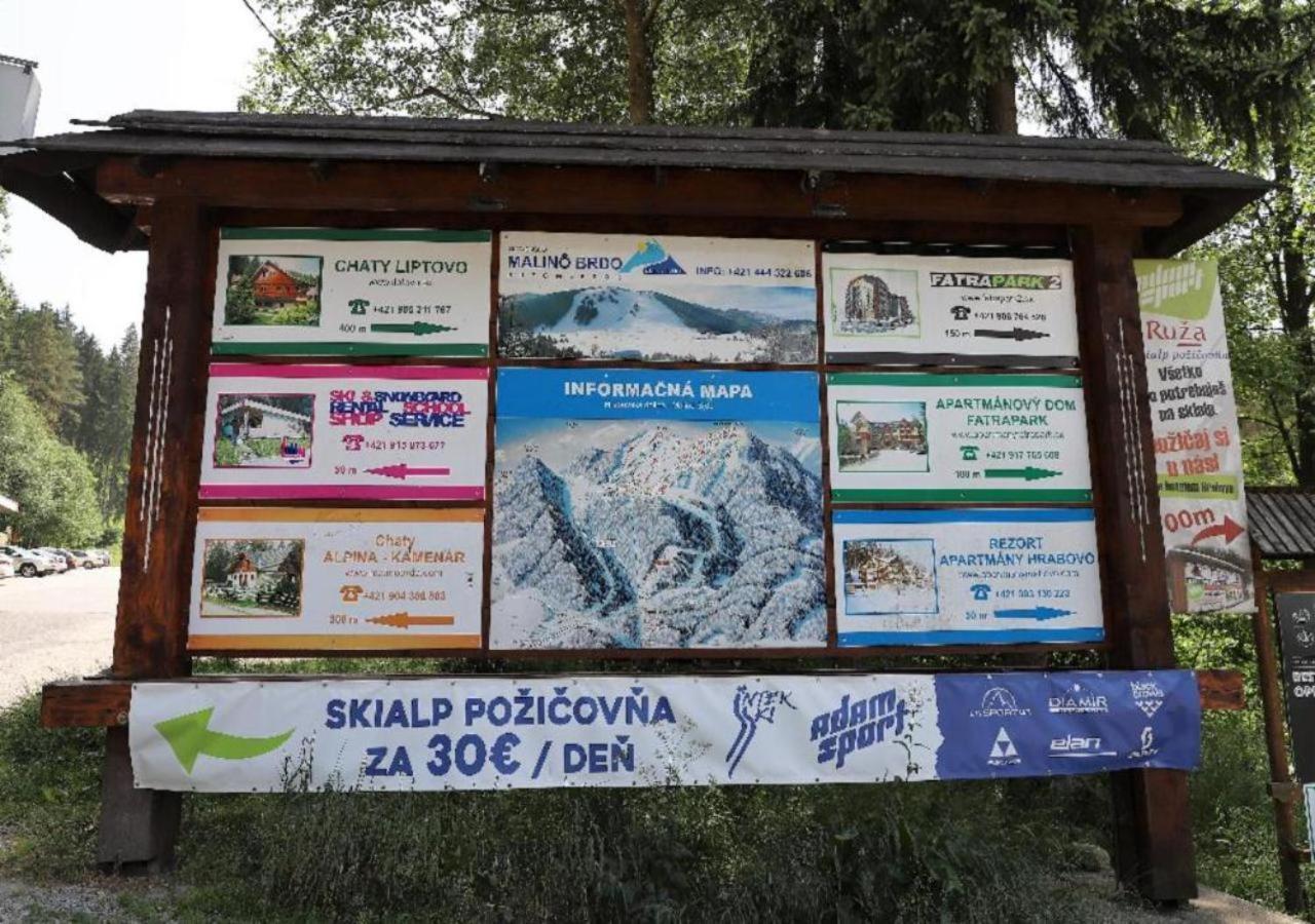 Apartmány Fatrapark Hrabovo Rózsahegy Kültér fotó